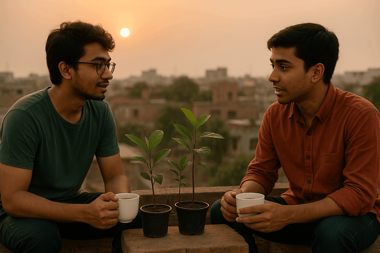A Dialogue Between Two Friends about Tree Plantation