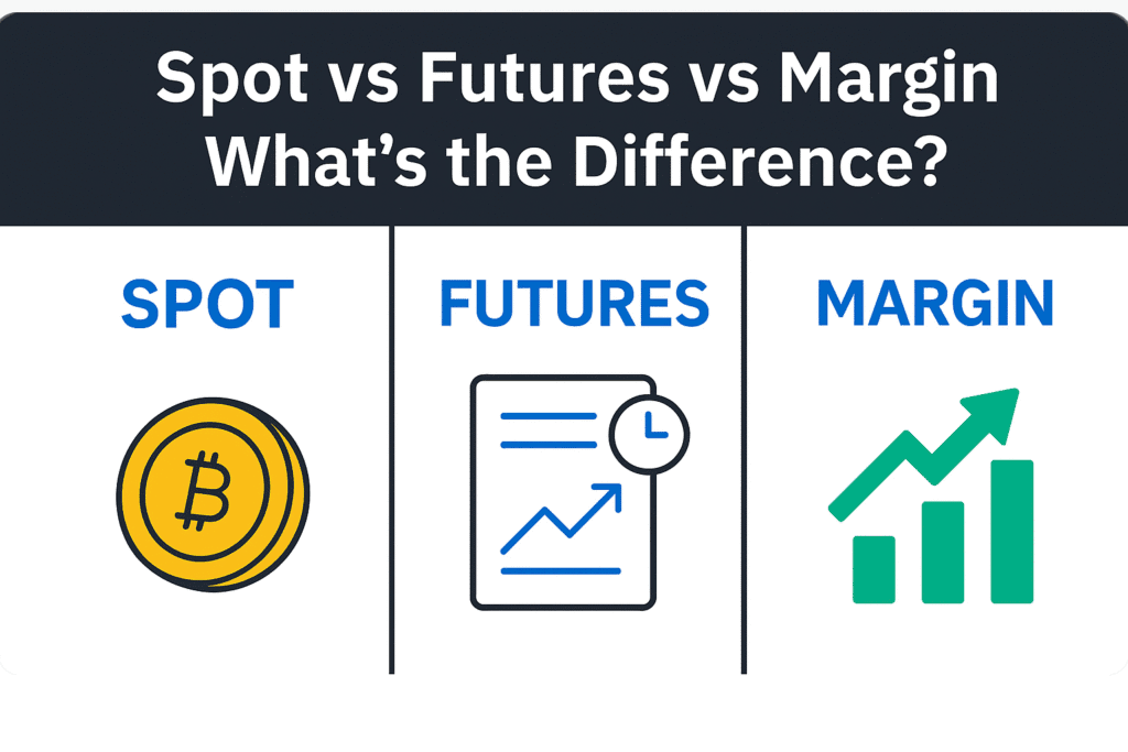 Spot vs Futures vs Margin Trading