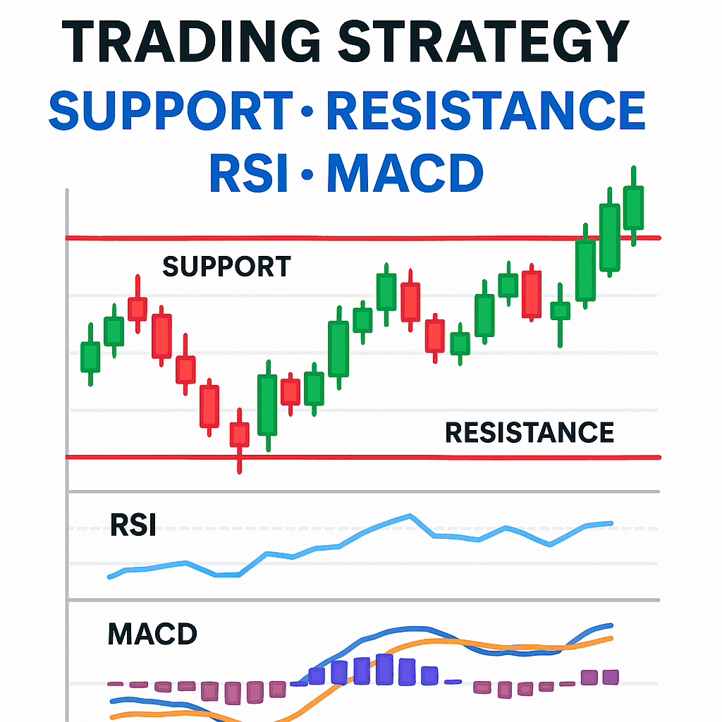 trading strategy support rsi macd